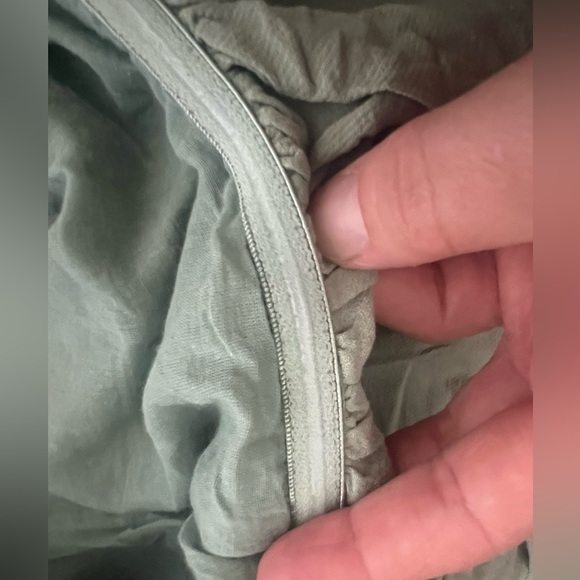 NWT Sage Green on/ off shoulder Dress - Picture 11 of 14